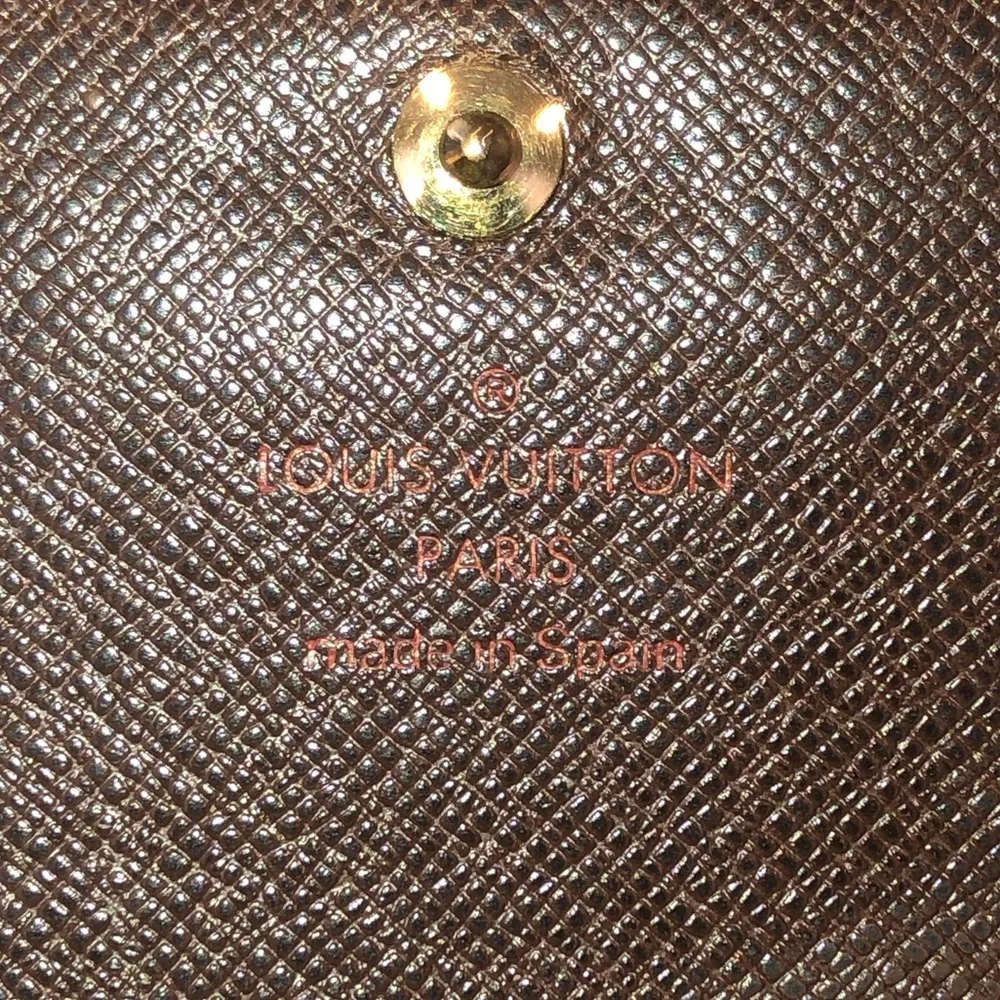LOUIS VUITTON Damier Ebene Bifold Wallet CA0052 Spain